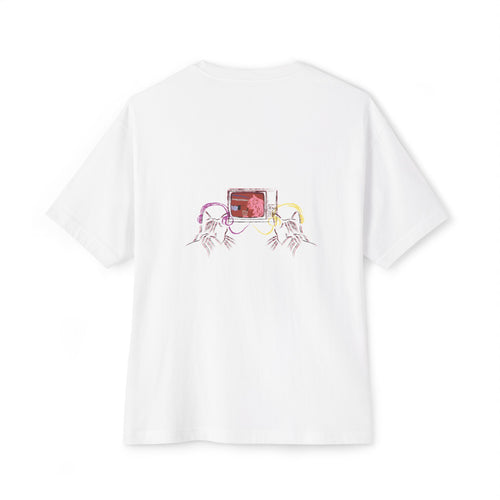 Chill Vibes Unisex Oversized Boxy Tee, Casual Style Tee, Graphic Tee for Relaxation, Everyday Comfort Wear, Perfect for All Occasions