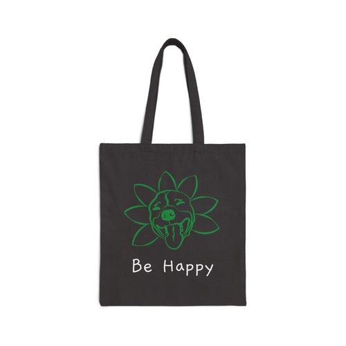 Cheerful Dog-Themed Canvas Tote Bag | Eco-Friendly Shopper, Gift for Animal Lovers, Everyday Use, Cute Design, Bags for School